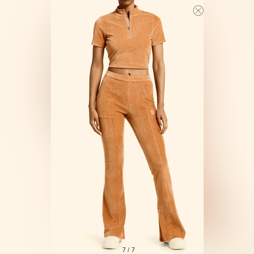 ALO Micro Corduroy High-Waist Winter
Break Flare Pant